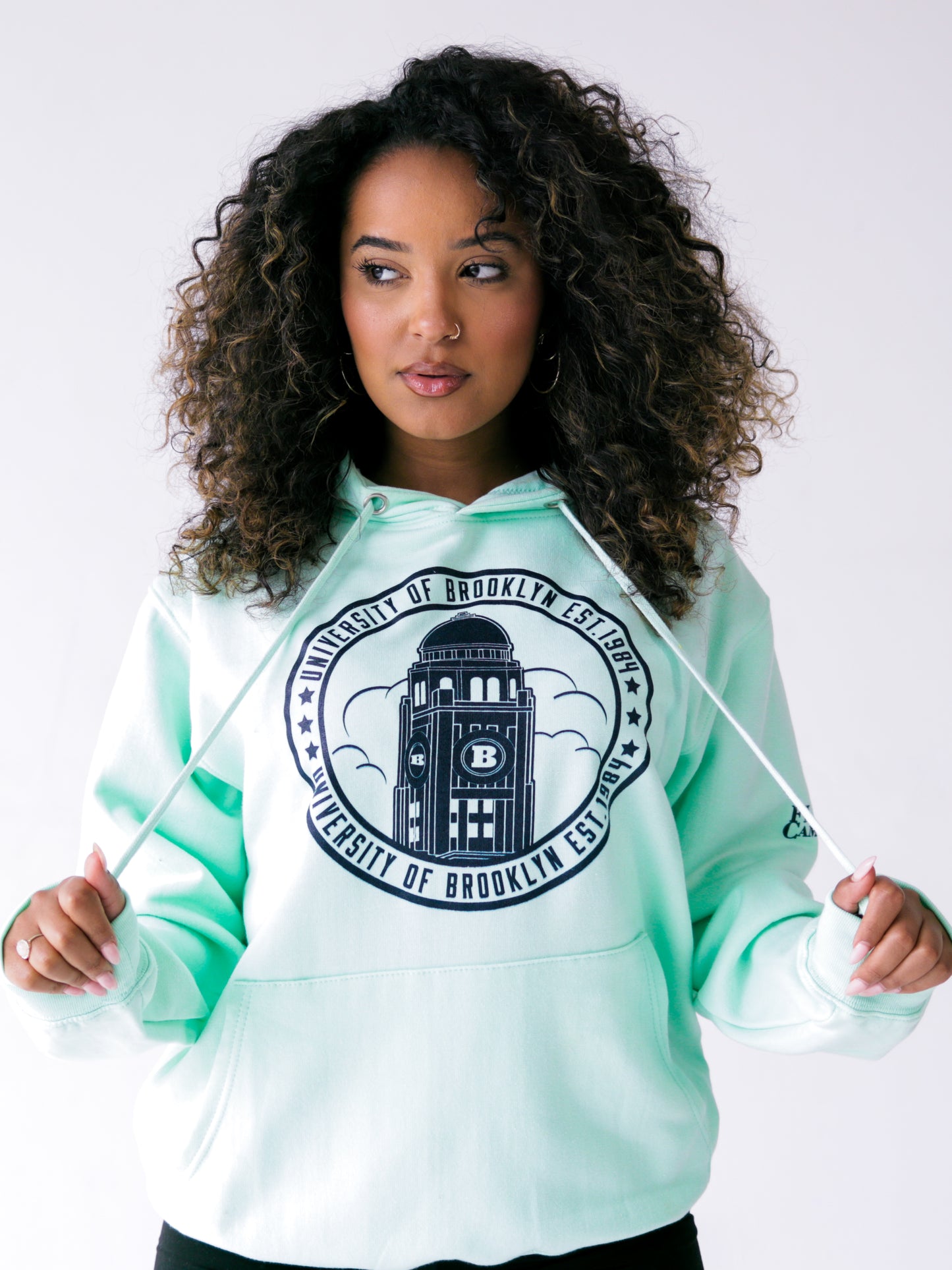 Mint Green - University of Brooklyn Hoodie