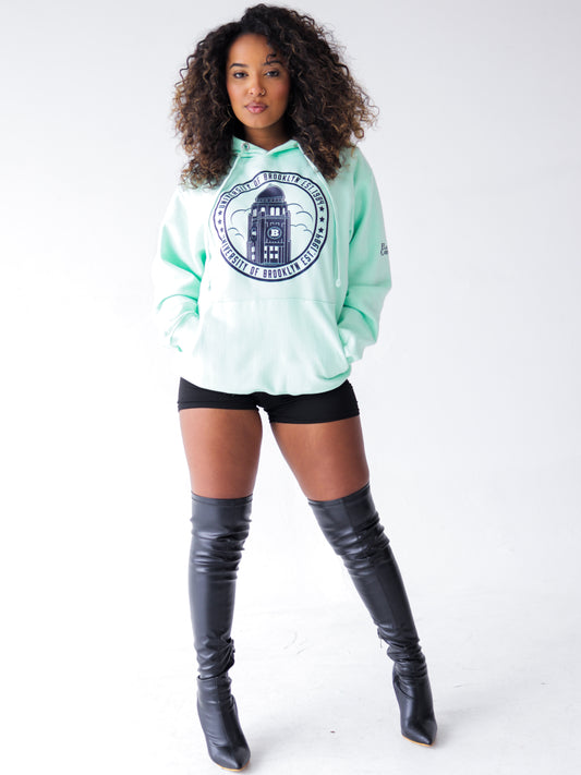 Mint Green - University of Brooklyn Hoodie