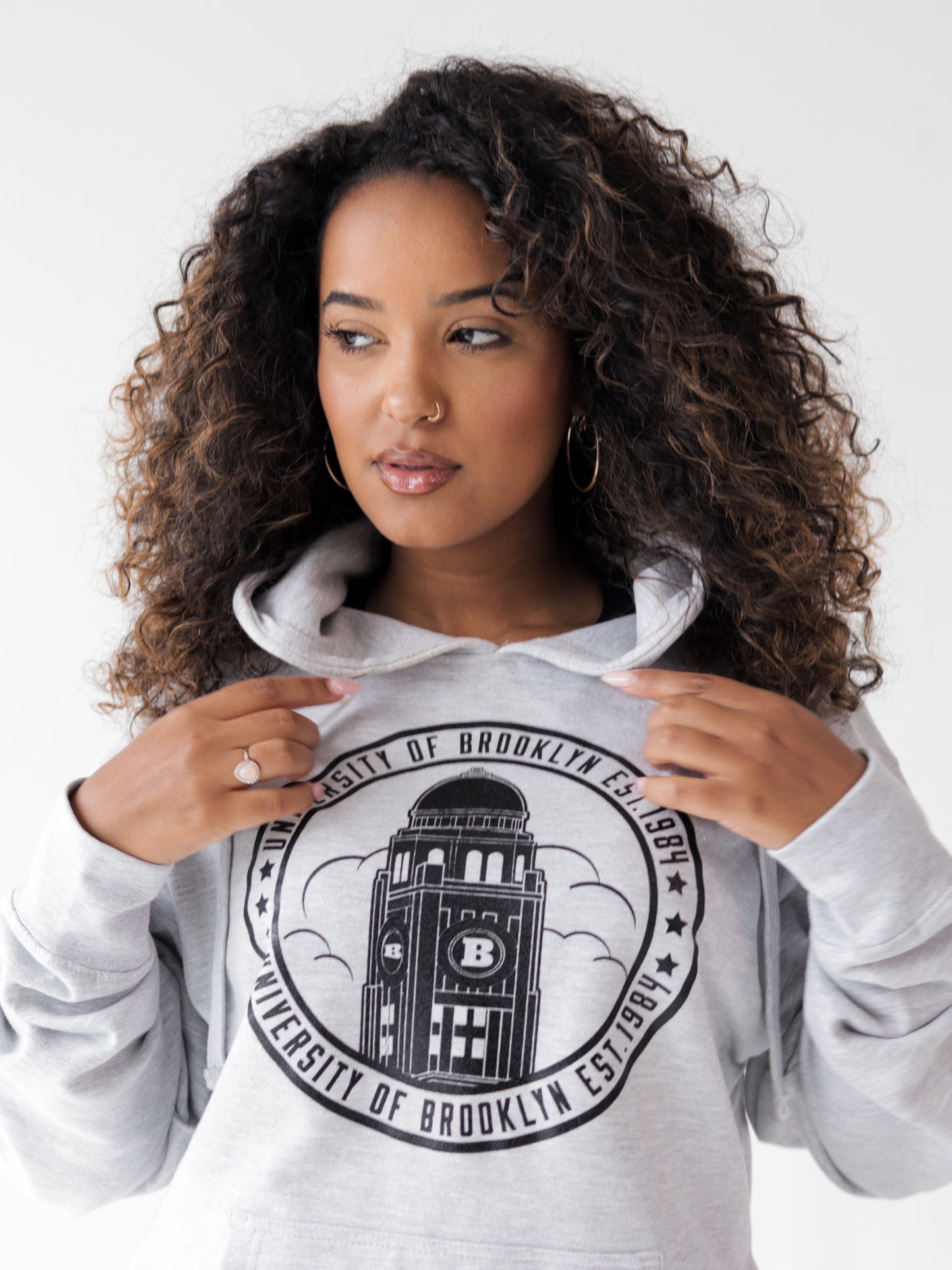 Heather Gray - University of Brooklyn Hoodie