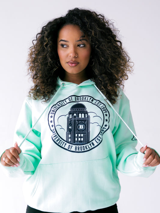 Mint Green - University of Brooklyn Hoodie