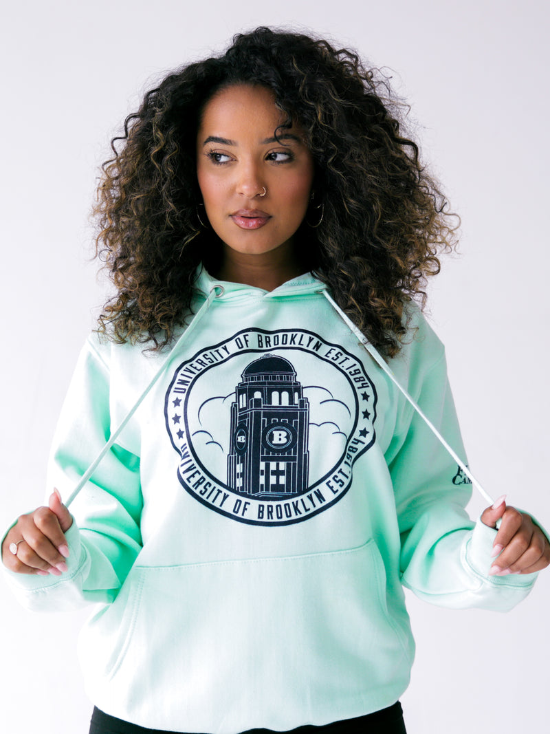 Mint Green - University of Brooklyn Hoodie